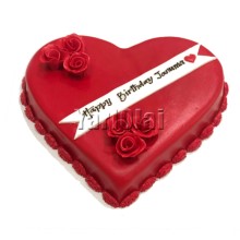 Heart Shaped Cake With Love