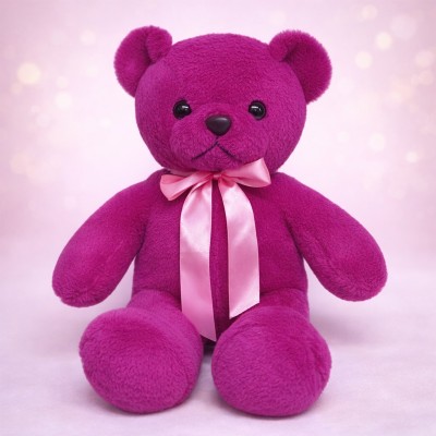 Cute Magenta Teddy Bear