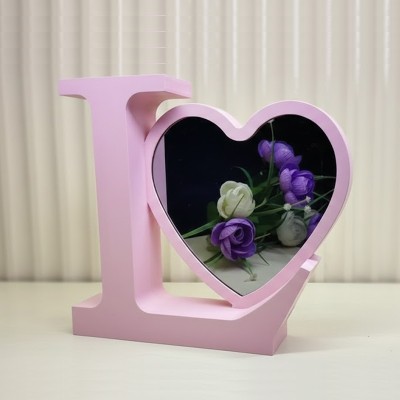 Sublimation Magic Mirror Frame - Love Heart Shape 