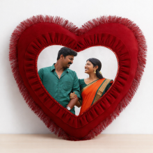 Sublimation Heart Pillow - Red Sublimation Heart Pillow - Red