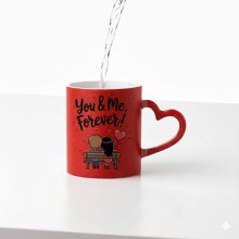 You & Me Forever Glitter Magic Mug