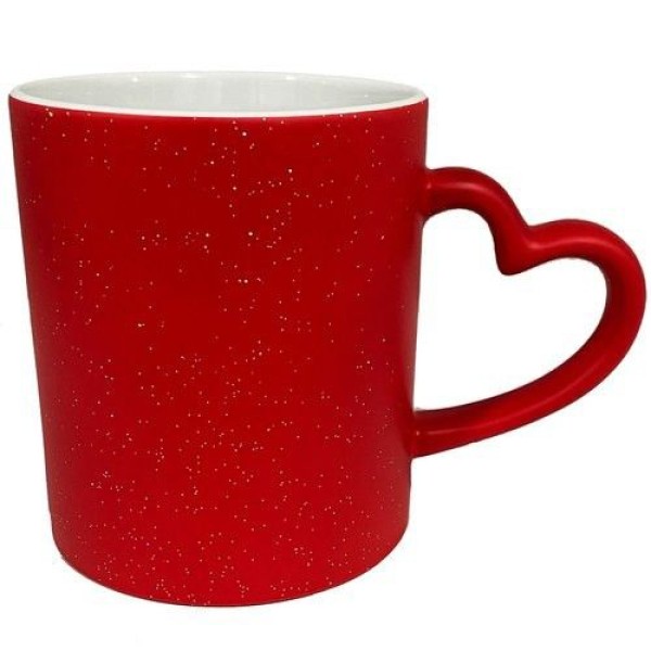 Personalized Magic Mug with Heart Handle