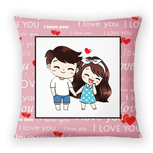 I Love You Designed Sublimation Pillow 