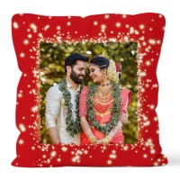 Star Designed Sublimation Pillow-Red