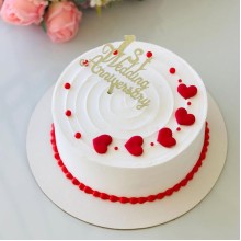 Small Red Heart Cake Small Red Heart Cake