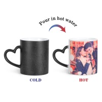 Personalized Magic Mug with Heart Handle