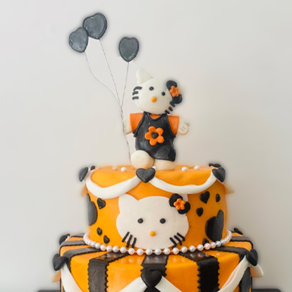 Cat Theme Cake