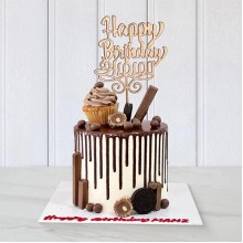 Chocolate Cake With Cup Cake