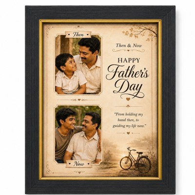 Then and Now Customized Frame - 4*6