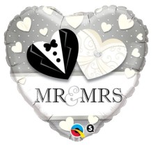 Mr & Mrs Foil Balloon