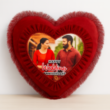 Sublimation Heart Pillow - Red