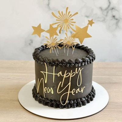 New Year Cake With Topper-02