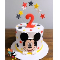 Mickey’s Starry 2nd Birthday Cake Mickey’s Starry 2nd Birthday Cake