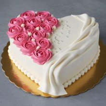 Rose Theme Mom Cake