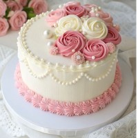 Premium Mom Cake with Roses