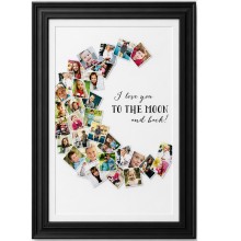 Custom Half-Moon Multi-Photo Memory Frame-10*15