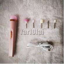 Mini Electric Nail Polisher Kit -Pink