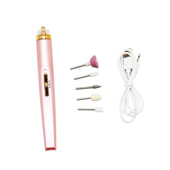 Mini Electric Nail Polisher Kit -Pink