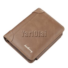 PU Leather Men's Wallet - Brown