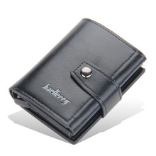 RFID Men's Card Wallet - Black