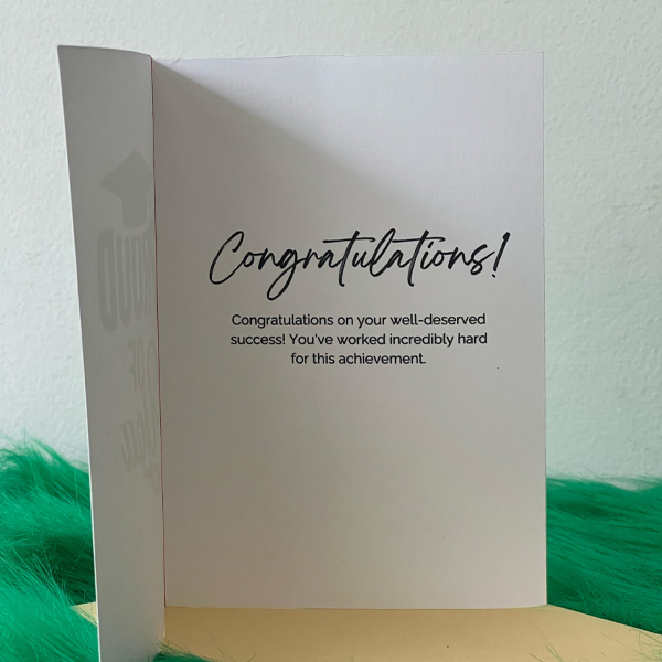 Proud Of  You Greeting Card