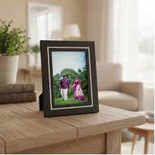 Black Frame With Silver Boader - 4*6