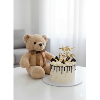 Teddy & Cake Birthday Gift Combo