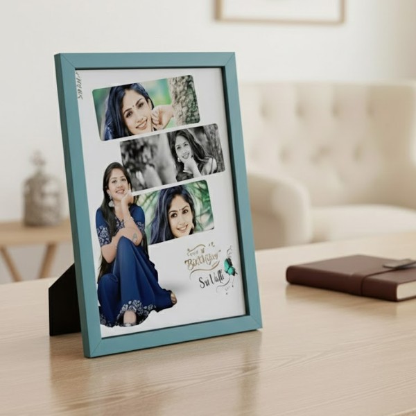 10x15 Inch Photo Frame-Blue 10x15 Inch Photo Frame-Blue
