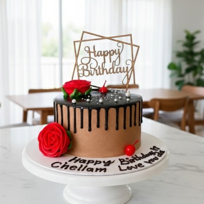 Rosy Choco Love Cake