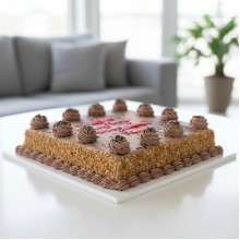 Coffee Flavoured Cake with Nuts 