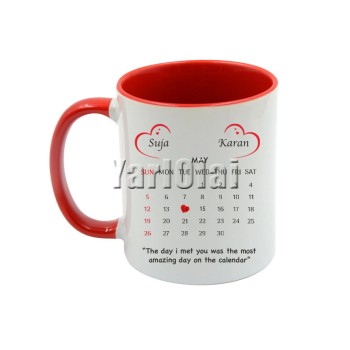 Customized Calendar Mug