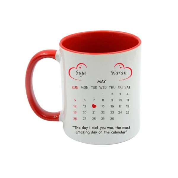 Customized Calendar Mug