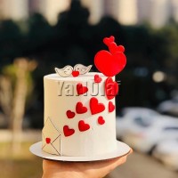 A Love Birds Mini Cake