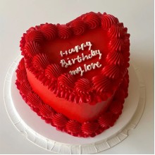 Red Heart Mini Cake