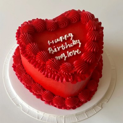 Red Heart Mini Cake