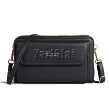 Small Crossbody Shoulder Bag - Black