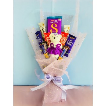 Teddy's Bar Chocolate Bouquet 