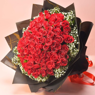 Supreme Love - 100 Red Roses