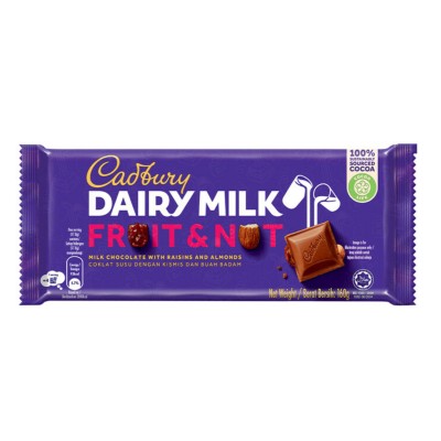 Cadbury Dairy Milk Fruit & Nut 160g