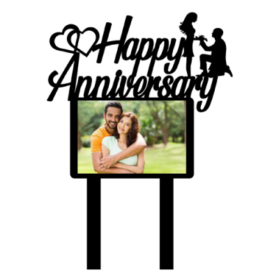 Anniversary Topper With Photo Anniversary Topper With Photo