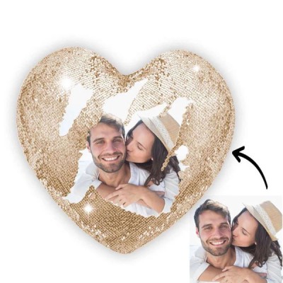 Magic Pillow Heart-Rose Gold 