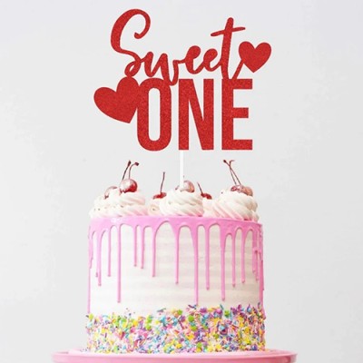 Sweet One Cake With Topper 