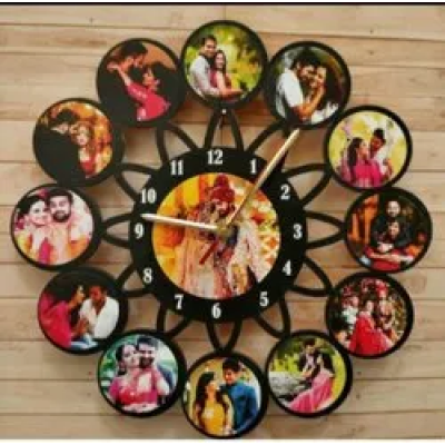 Personalized Wall Clock with Picture Personalized Wall Clock with Picture