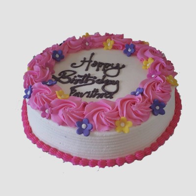 Pink Circle Cake