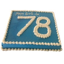 Rectangle Cake With Number