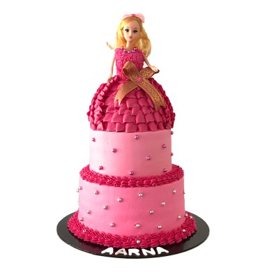 Pink Doll Cake
