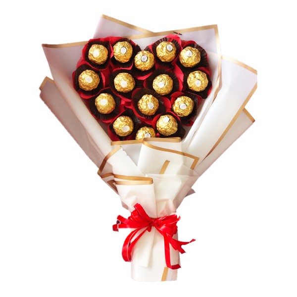 Ferrero Love Heart Bouquet