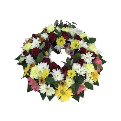 Mix Colour Circle Wreath
