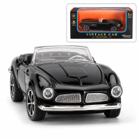 Classic Black Convertible Car – 1:32 Die-Cast Model Classic Black Convertible Car – 1:32 Die-Cast Model