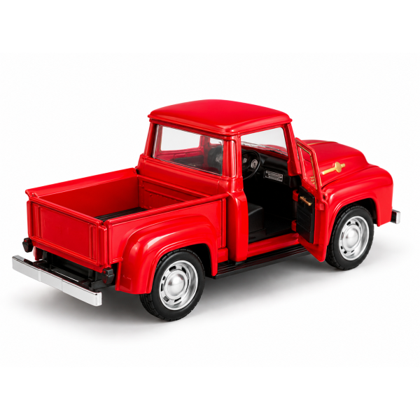 Classic Red Pickup Truck – 1:32 Die-Cast Model